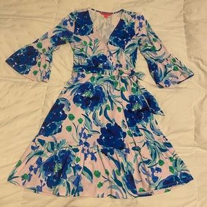 Lilly Pulitzer wrap dress, EUC